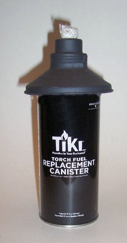 "abc Products" - Metal Replacement Canister ~ For Citronella Oil - Outdoor Tiki Torches - Ground Stake, Clamp-on
