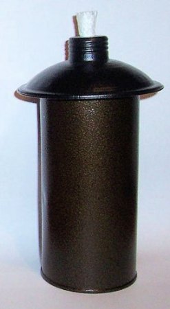 Metal Replacement Canister ~ For Citronella Oil - Tiki Torches canister Size With Out Lid 2-34 In Diameter