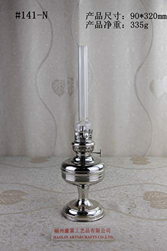 Antique Brass-Glass Oil Lamp Lighting Lamp Lantern Paraffin Lamp Collection 141-N