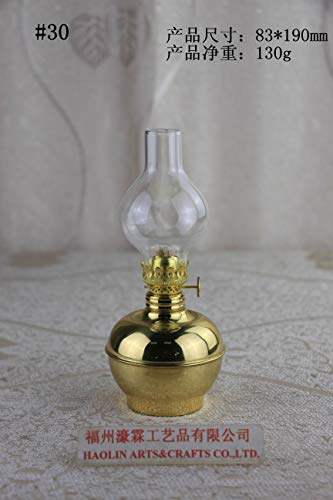 Antique Brass-Glass Oil Lamp Lighting Lamp Lantern Paraffin Lamp Collection 30 Our Company Have 32 Kinds of Oil lamp for Your Choice