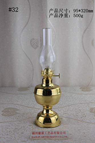 Antique Brass-Glass Oil Lamp Lighting Lamp Lantern Paraffin Lamp Collection 32 Our Company Have 32 Kinds of Oil lamp for Your Choice