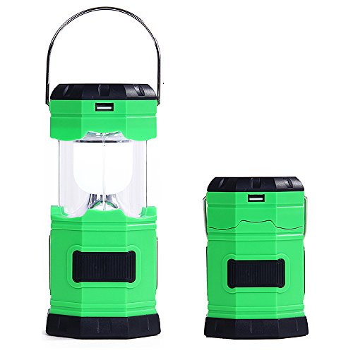 Kottle Multi-purpose Camping Lantern Solar Rechargeable Led Lamp Flashlight Perfect For Indooramp Outdoor Super