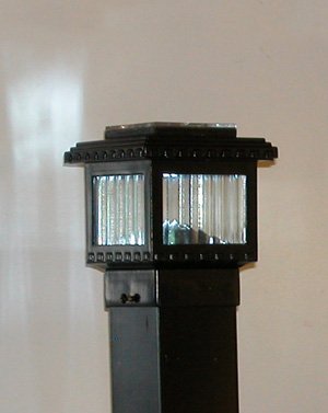 Polaris Mini Solar Deck Light 2-12 Post 1W LED Black