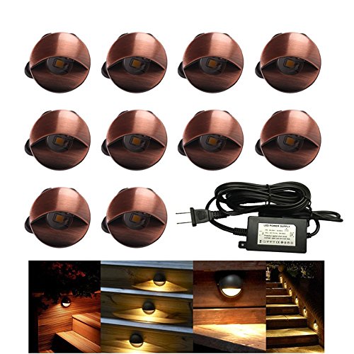 UnitedPower Low Voltage LED Deck lights Î¦138 Garden Recessed Warm White  Pack of 10