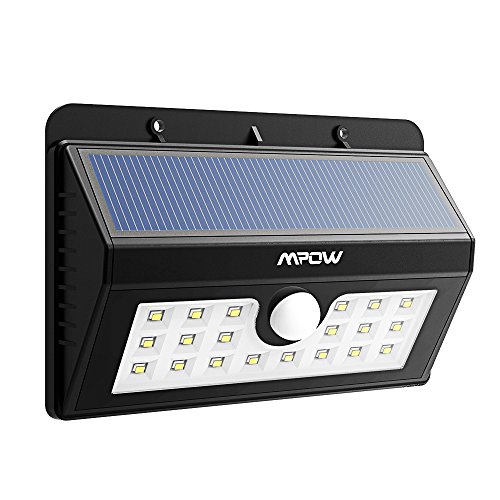 Mpow Bright Solar Light Solar Powered Outdoor Motion Active 20 Led Lights For Garden Patio Fencing Path Lighting