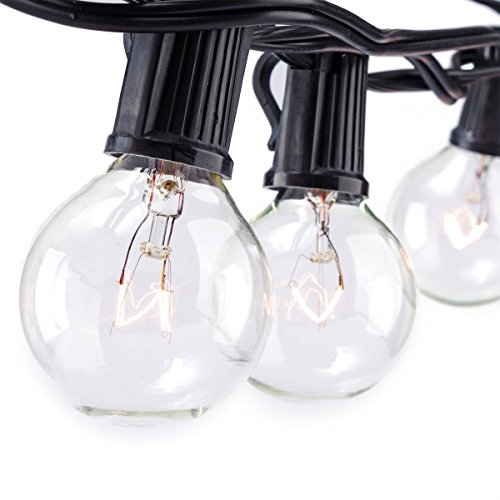 Patio Lights G40 Globe Party String Lights Outdoor Lighting For Garden Party Christmas Wedding New Year Lawn Backyard