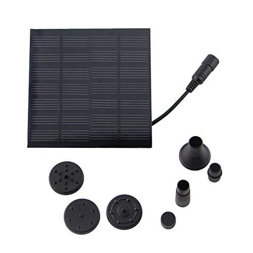 Anself Solar Power Panel Water Pump Kit Brushless Submersible Pump Energy-saving Plants Watering For Garden Pond Fountain Pool