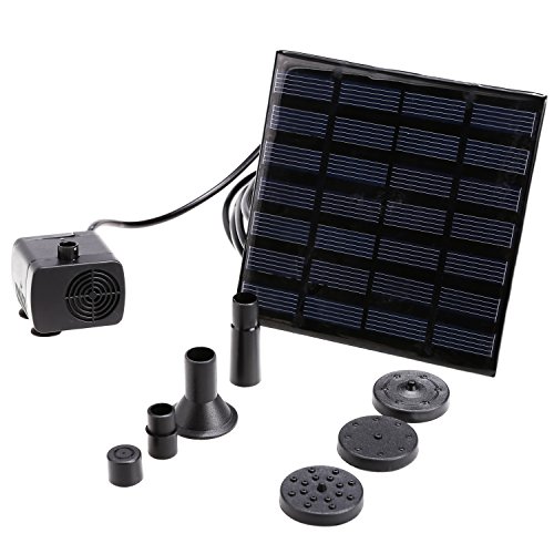 Eshion Ysc000025 Danibos Outdoor Solar Power Panel Kit With Small Water Pump 12w For Garden Pond Fountain Waterfall