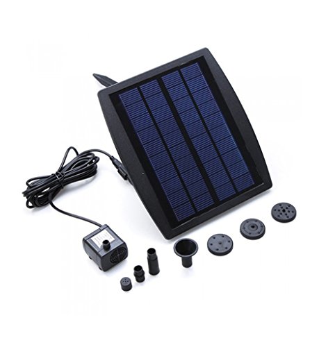 Gofurther GYP025 25Watt Solar Powered Water Pump with Built-in Storage Battery For Garden Pond Fountain Pool Plants caring Bird bath