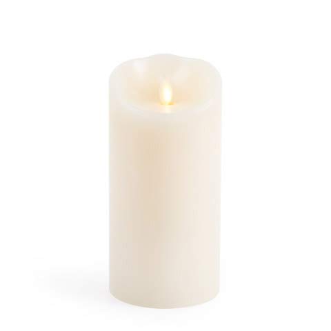 Luminara Flameless Candle Unscented Moving Flame Candle with Timer 7 Ivory