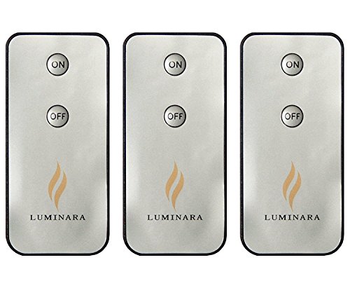 Luminara LED Flameless Candle Remote Control 3-Pack