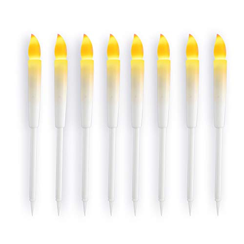Horeset LED Candles Long Lasting and Flickering Bulb Battery Operated Taper Candles for Christmas Wedding Home Decoration
