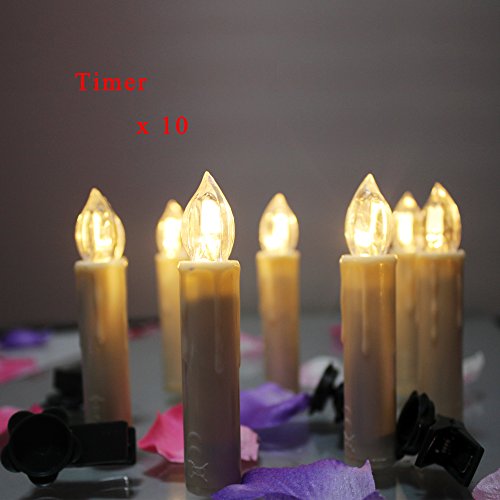 Tbw Timer Led Taper Candles Battery Powered Remote Control Wedding Led Candles Taper Candles With Clip Suitable