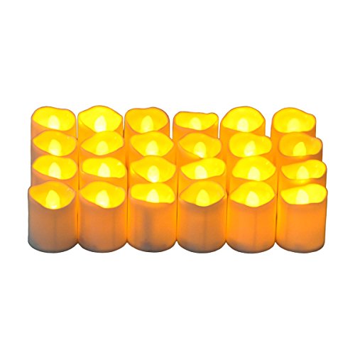 Seekingtag Led Candles Set Of 24battery Operated Flameless Tealight Candles For Wedding Party Decoration - 15