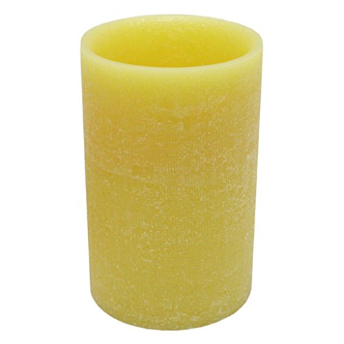 Energizer 11693 - 6 Beeswax Linen Sweet Biscotti Scented Straight Edge LED Wax Candle Light with Timer Batteries Not Included
