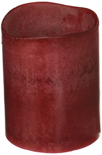 Amazing Flameless Candle 3 X 4 Cranberry Red Swan Flameless Led Pillar Candle