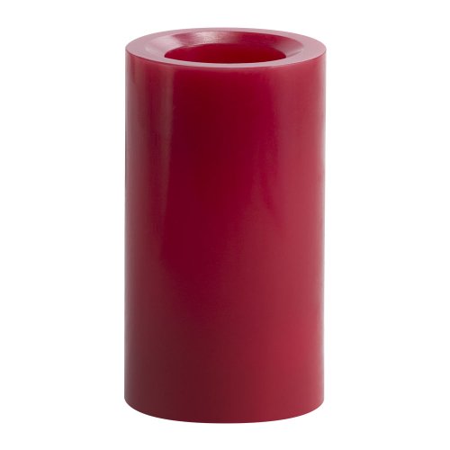 Candle Impressions Cat74600rd00 6-inch Smooth Flameless Candle Unscented Red
