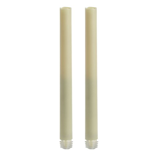 Candle Impressions Cat62280cr200 9-inch Tapers Flameless Candles Cream 2-pack