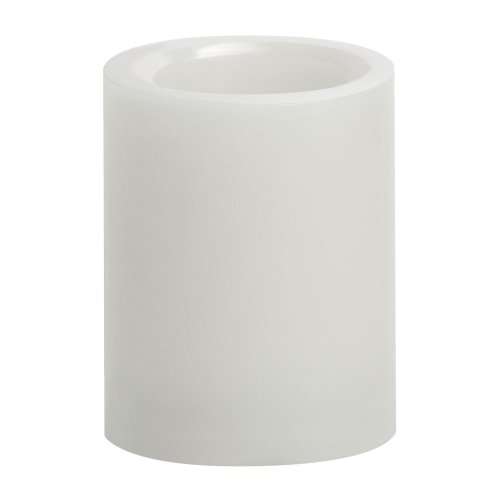 Candle Impressions Cat64400wh01 4-inch Smooth Flameless Candle With Vanilla Fragrance White