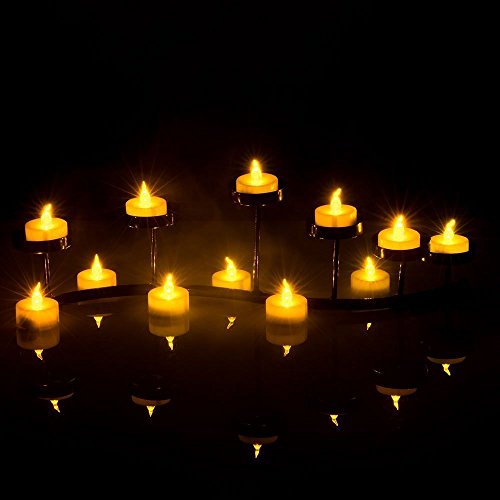 pack Of 24waynewon Flameless Led Tealight -realistic Battery Operated - Electric Tea Light Candles - Elegant