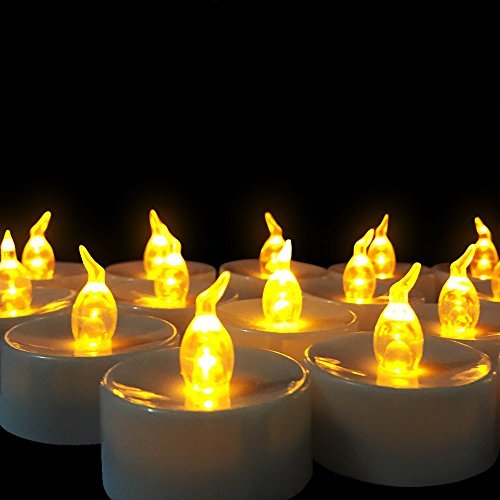 Eco Flameless Candles  Flameless Candles With 24 Yellow Led For Indoor Or Outdoor  151
