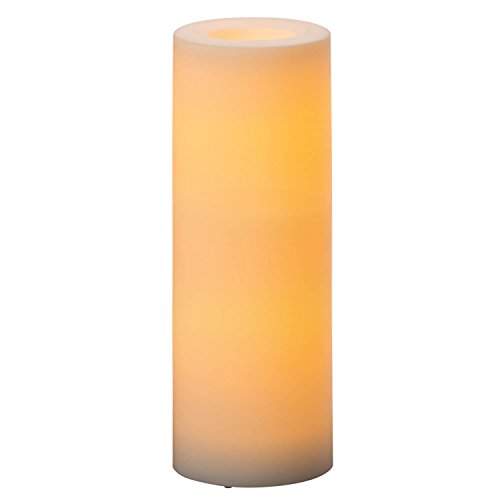 Inglow #cgt20308wh - 8" X 3" Outdoor Flameless Led Candle - White