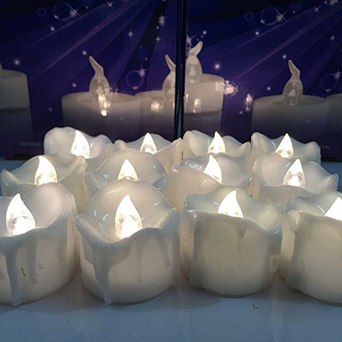 LingStar Battery Operated Candles Â£Â¬Flameless Â£Â¬Flickering Warm White FlameÂ£Â¨12PCSÂ£