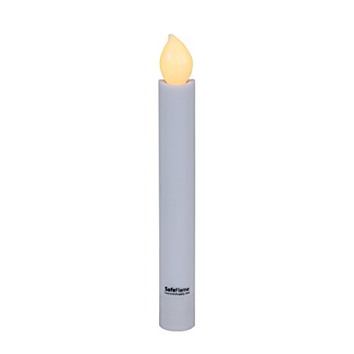 Hand Held LED Flickering Amber Battery Candles - Church Service Candlelight Vigil Pack of 25 - AAA Batteries Included