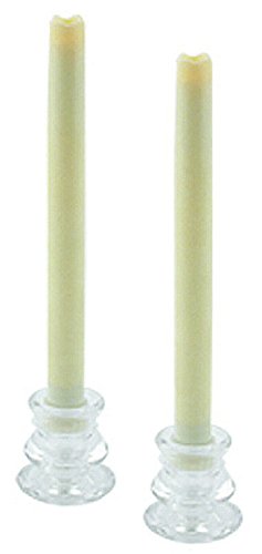 Pacific Accents Flameless Taper Candle - Set of 2 - Ivory