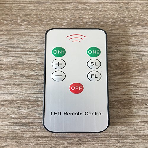 Super More LED Remote Replacement for Super More Set of 10 LED Flameless Taper Ivory Candles