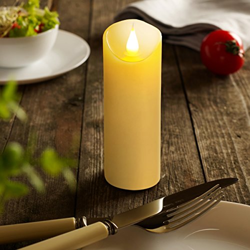 Amazing Flameless Candle-unique And Elegant Design-electric Battery Operated Led Candle With Timernew 3d Moving