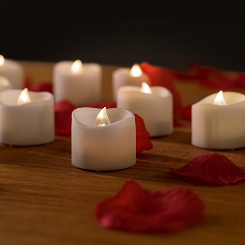 Flameless Candles With Timer - Valkit Votive Candles battery Operated Led Tea Lights Candles With Flickering