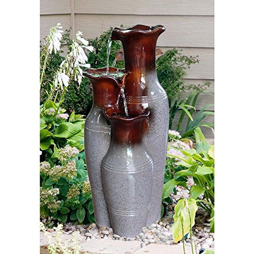 Elegance and Artistry Ceramic Fountain at Any Outdoor Space