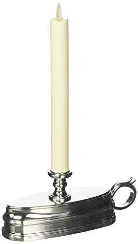 Luminara Darice Flameless Window Candle Lamp - Brushed Nickel