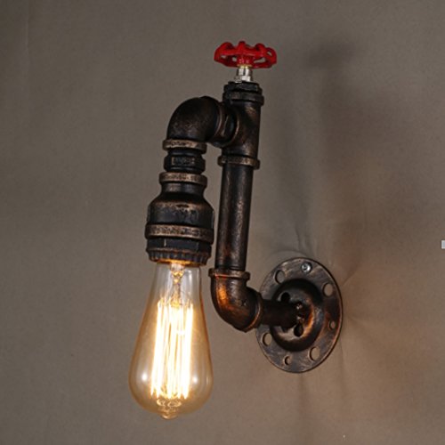 Coquimbo Vintage Retro Water Pipe Light Retro Nostalgia Industrial Wall Lamp Decor Wall Light Without Bulb 215165cm