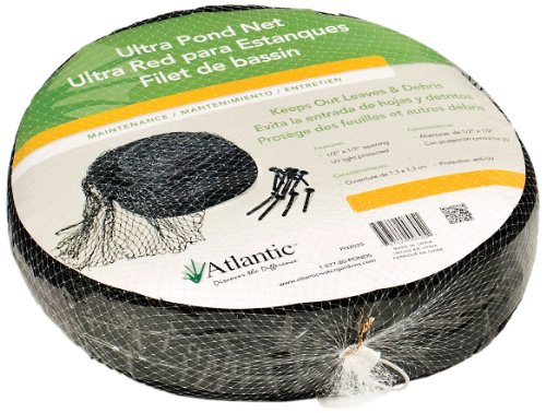 Atlantic Water Gardens Pond Net 15-Feet by 20-Feet Heavy-duty Includes Stakes