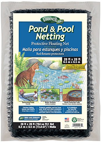 Gardeneer By Dalen Pondamp Pool Netting Protective Floating Net 28 X 28