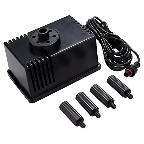 XKTTSUEERCRR 7V 15W Utility Submersible Water Pump With Solar Power Panel For Bird Bath Aquarium Fish Tank Hydroponics Fountain Garden Pond Pool Circulation For Oxygen