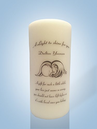 Personalized Candle Store Baby Memorial Candles 12 Flameless Candle