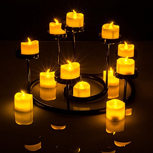 Sunlighte Flameless Led Candlesunscented Flickering Tea Light With Battery Operated For Wedding Home And Party