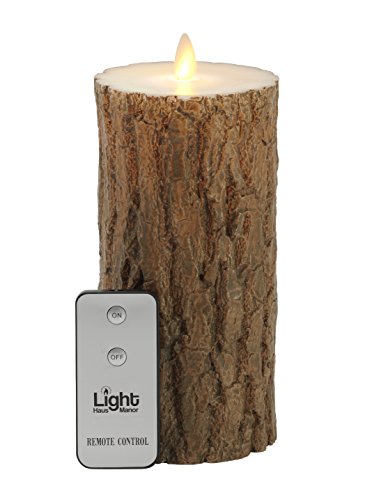 Remote Included Light Haus Manor 35 X 7 Flameless Moving Wick Led Candle With Timer