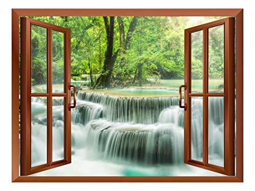 wall26 Waterfall in Thailand Removable Wall StickerWall Mural - 24x32