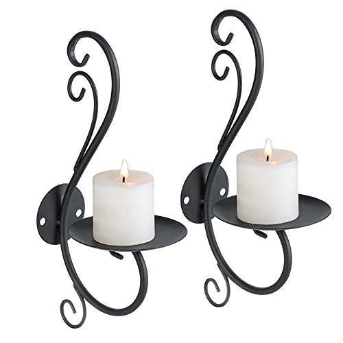 Sziqiqi Iron Candle Holder Wall Art Candle Hanging Candle Holder Home Decoration Tealight Candle Stand5