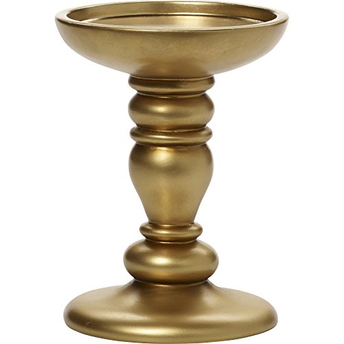 Precious Moments Small Gold Finish Resin 5-Inch Tall Candle Holder 171423