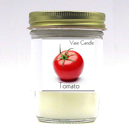 Tomato Jar  Vase Candle  50 Hour Burn Time  Premium Soy Paraffin Wax Blend  Highly Scented  Self-Trimming Wick  Fresh Poured