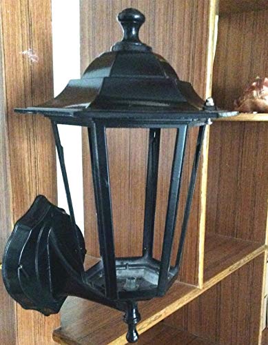 FidgetKute Exterior Outdoor Wall Lamp Sconce Lantern Light Fixture for Porch Patio Lantern Holder ONLY One Size
