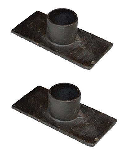 Black Iron Taper Candle Holder Set of 2 by CWI