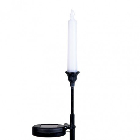Solar Candle Stick Light Garden Outdoor Yard Decor Landscape Stake LED Lamp Lights Great Gift