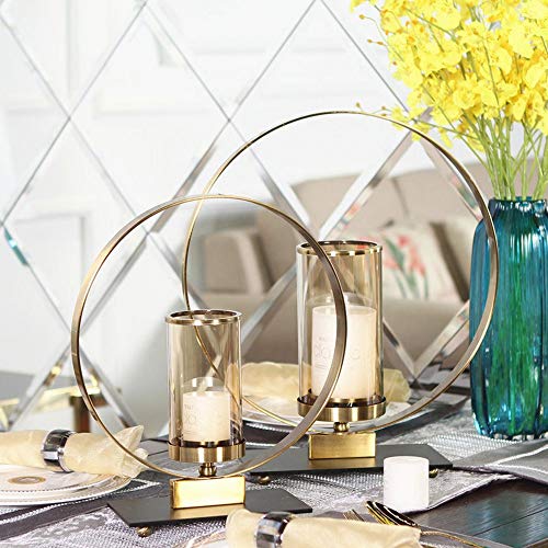 YJXUSHYQ Home Decorations Candle Holder Crafts Decoration Antique Living Room Bedroom Porch Dining Table Candle Holder Wedding Ornaments Ornaments Size  L