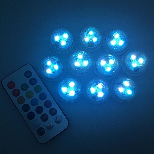 Waterproof Flameless Candles Led Tea Light For Decorationwith Remote Controller 10 Pack13-color-manual Control